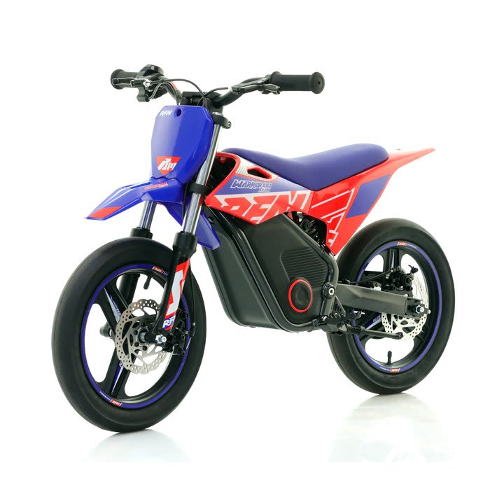 RFN Warrior SX-E350 Supermotard en color azul y rojo